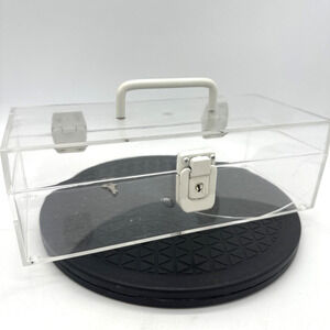 Vintage MCM Huang Acrylic Clear Box